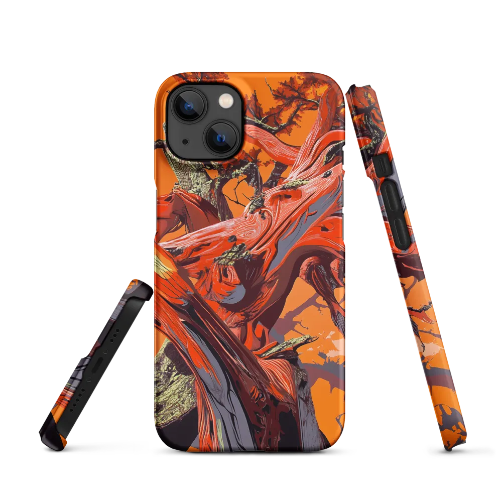 Life in Motion: An Abstract Tree | Phone Case |  13 | Snap Case | Matte
