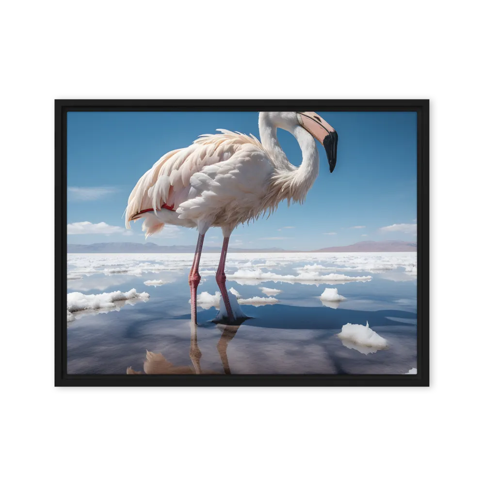 Graceful Solitude of a Flamingo