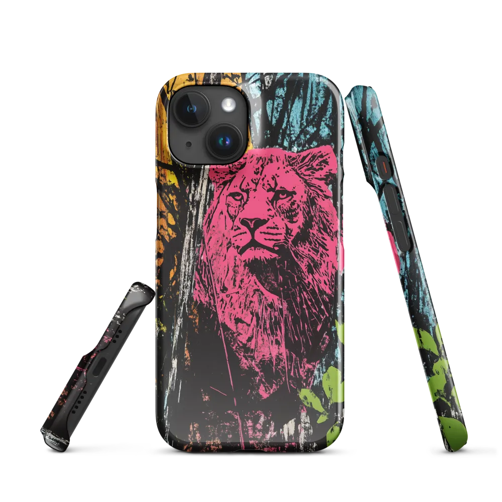 Fierce Vibrance: The Pink Lion