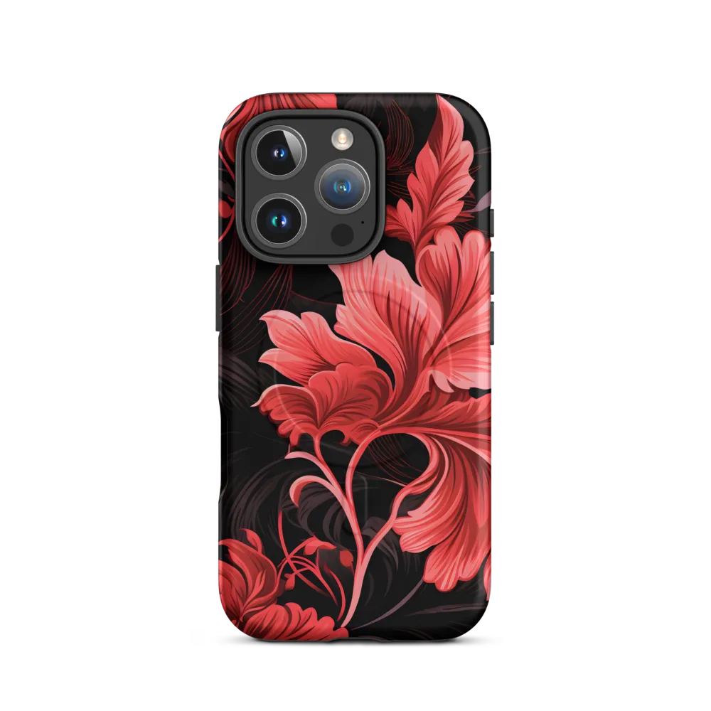 Tropical Elegance in Red