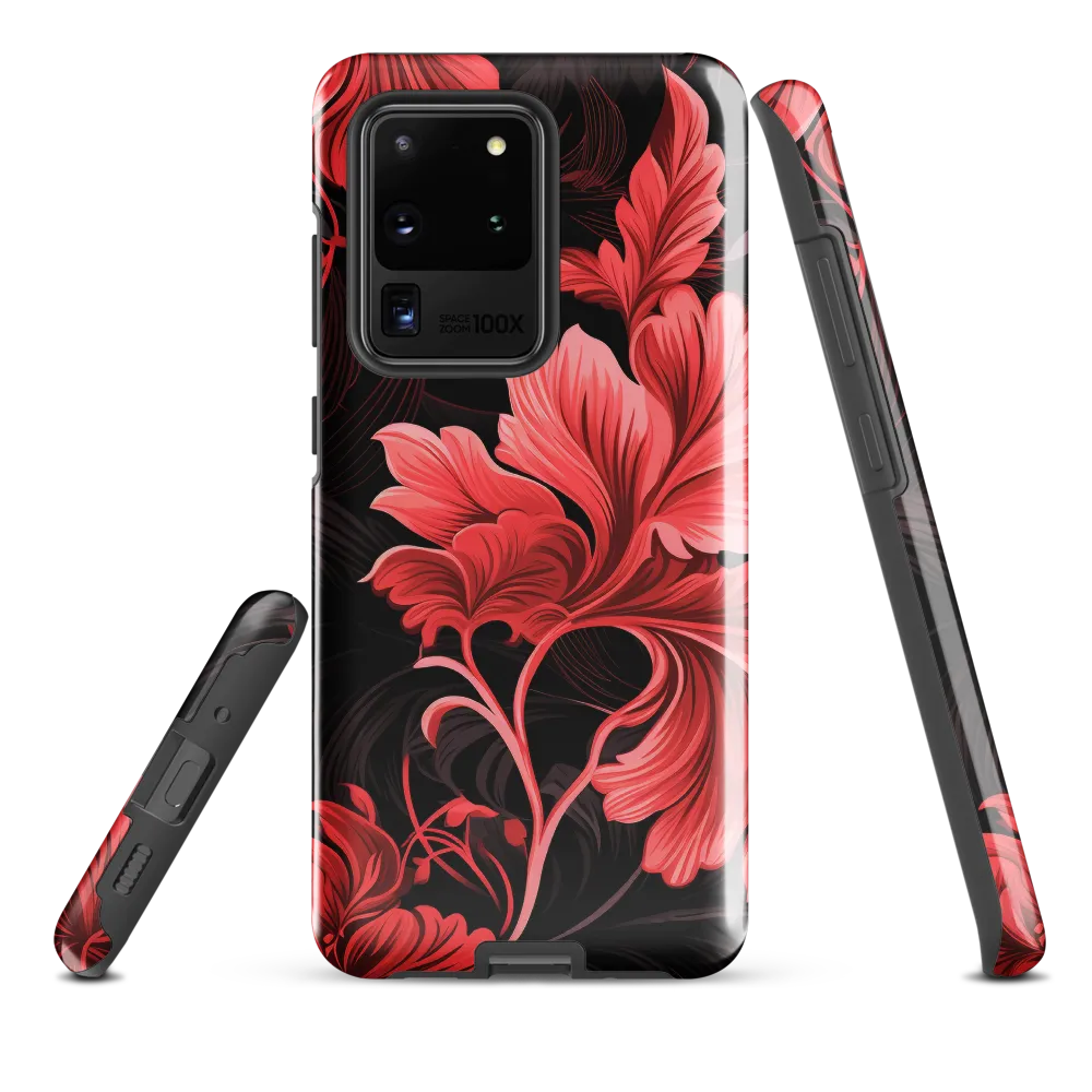 Tropical Elegance in Red