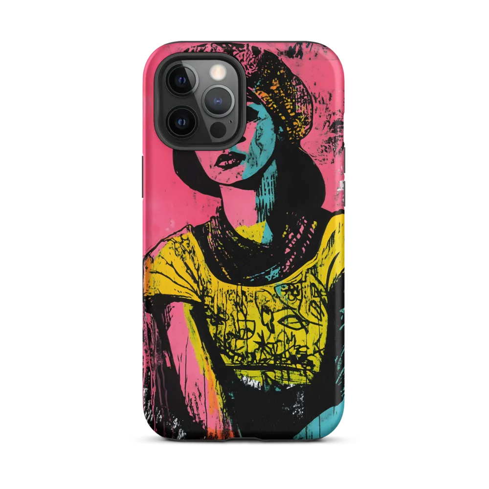 Urban Elegance: A Graffiti Portrait