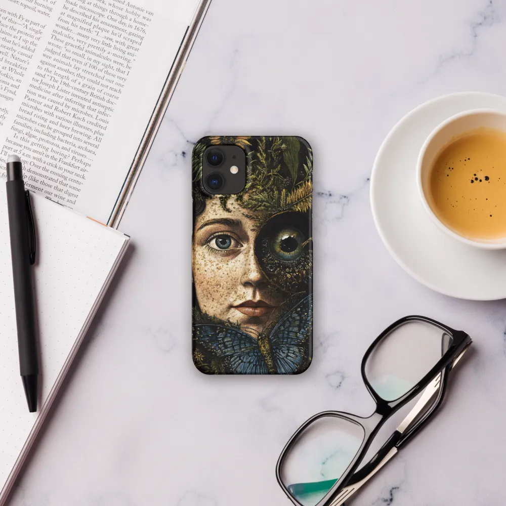 Nature's Embrace: A Surreal Portrait | Phone Case |  12 Mini | Snap Case | Matte