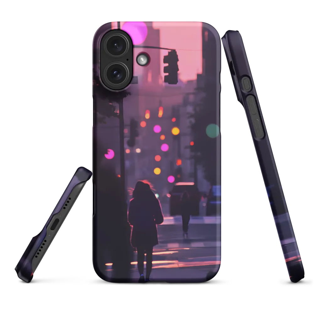 City Silhouettes at Dusk | Phone Case |  16 Plus | Snap Case | Matte