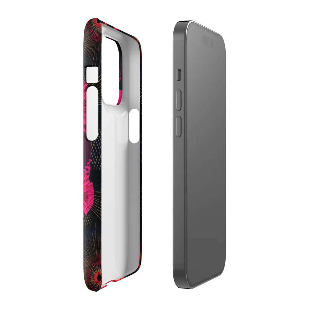 Dynamic Geometric Symphony | Phone Case |  14 Pro | Snap Case | Glossy
