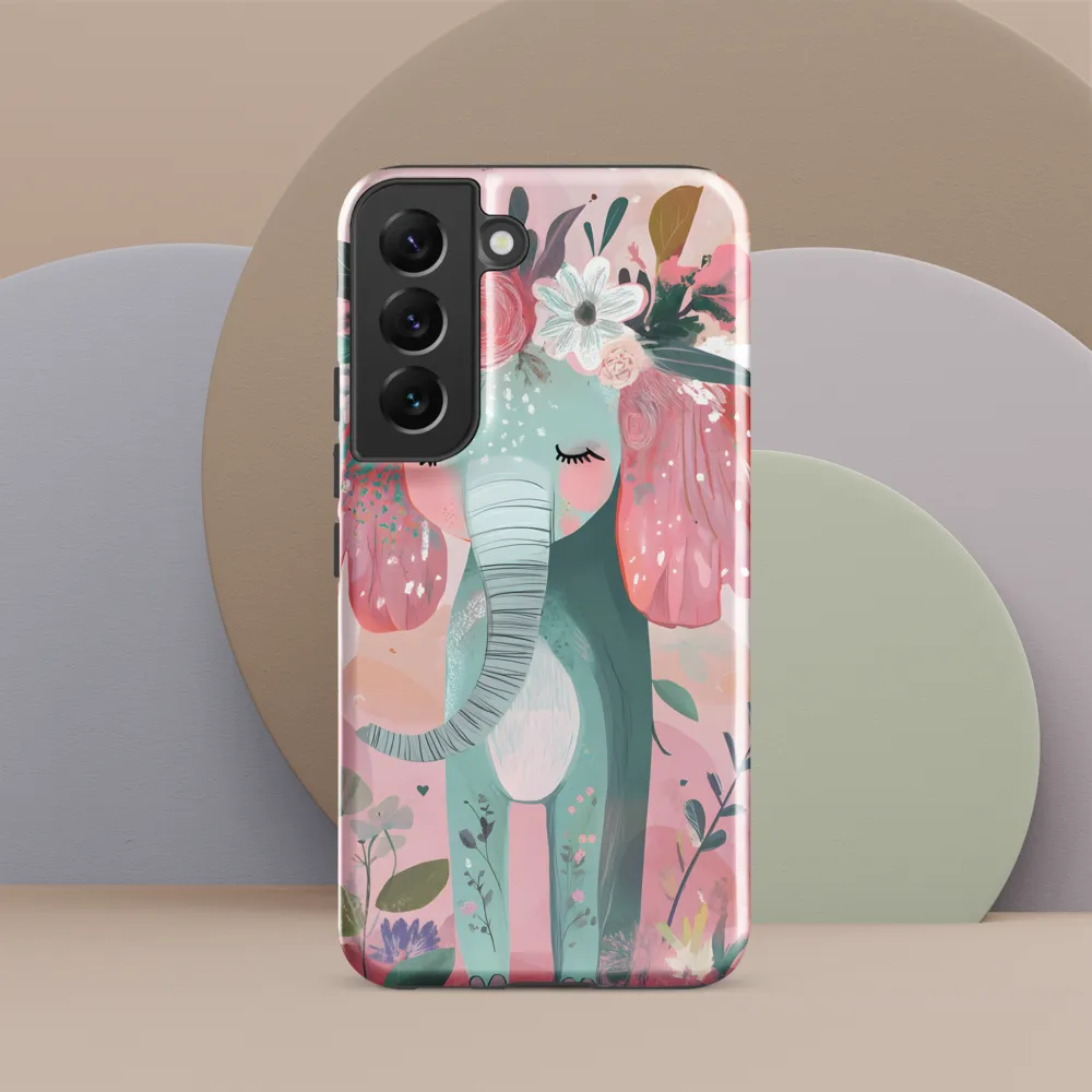 Whimsical Elephant in Bloom