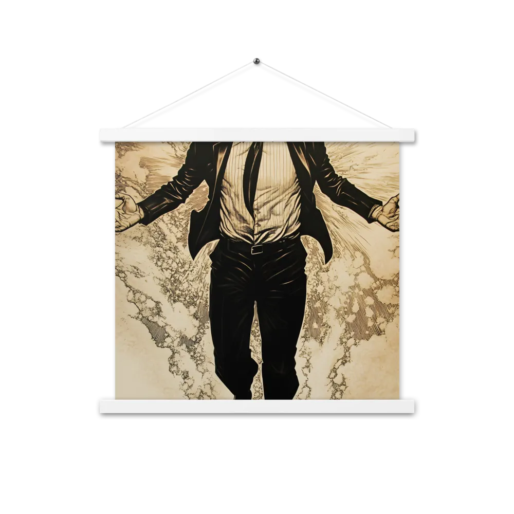 Ascendancy of the Spirit | Poster With White Wood Hanger | 18″×18″