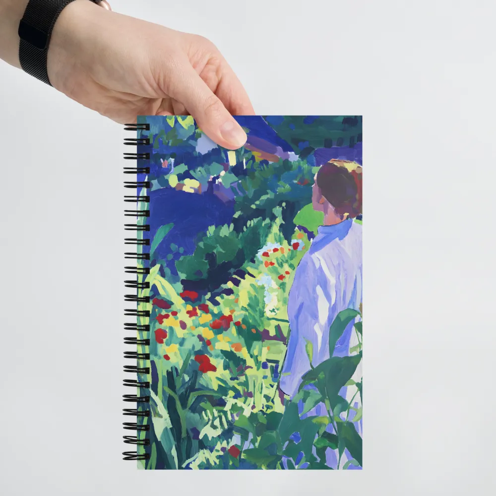 A Moment in the Garden | Spiral Notebook