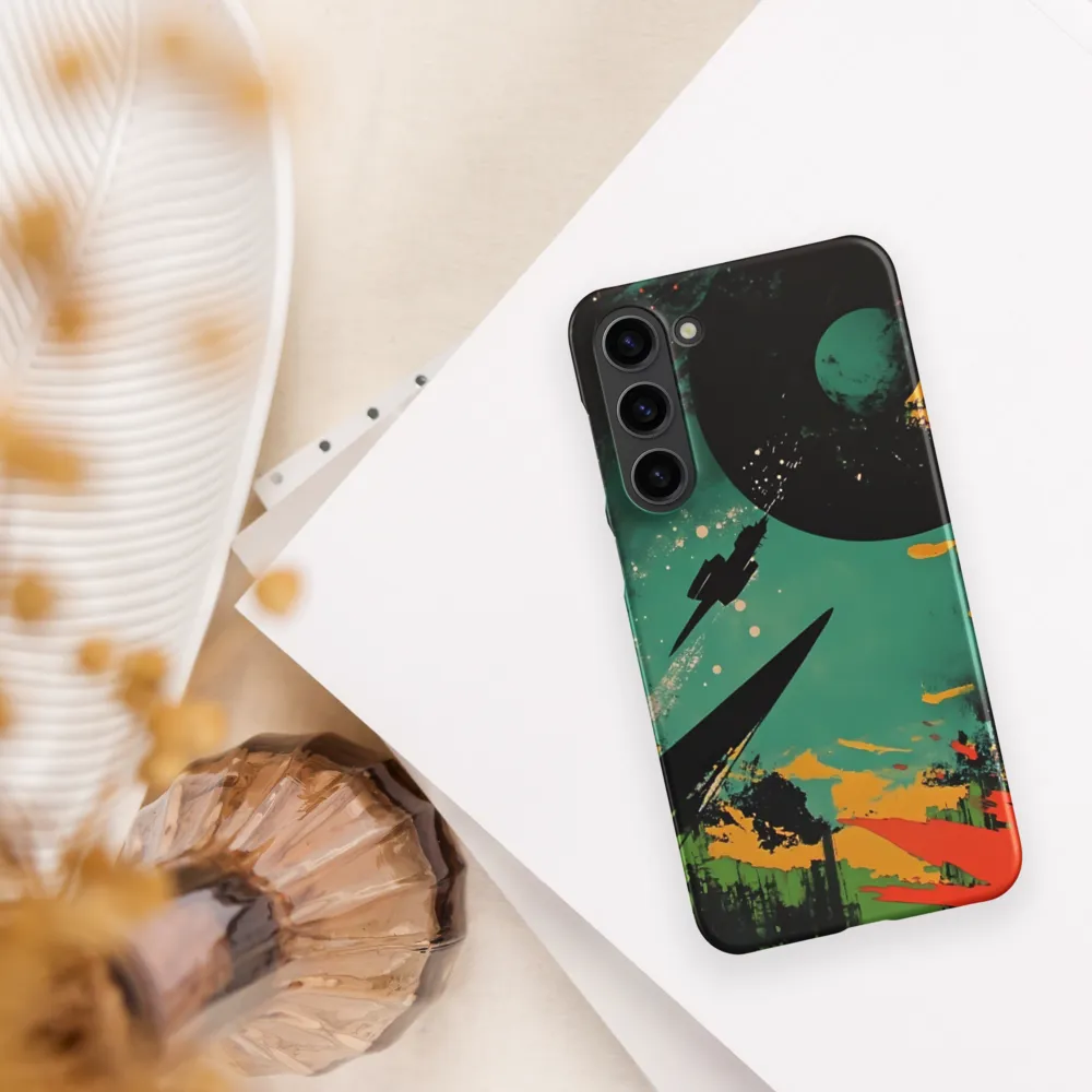 Journey Through the Cosmic Canvas | Phone Case |  S23 Plus | Snap Case | Matte
