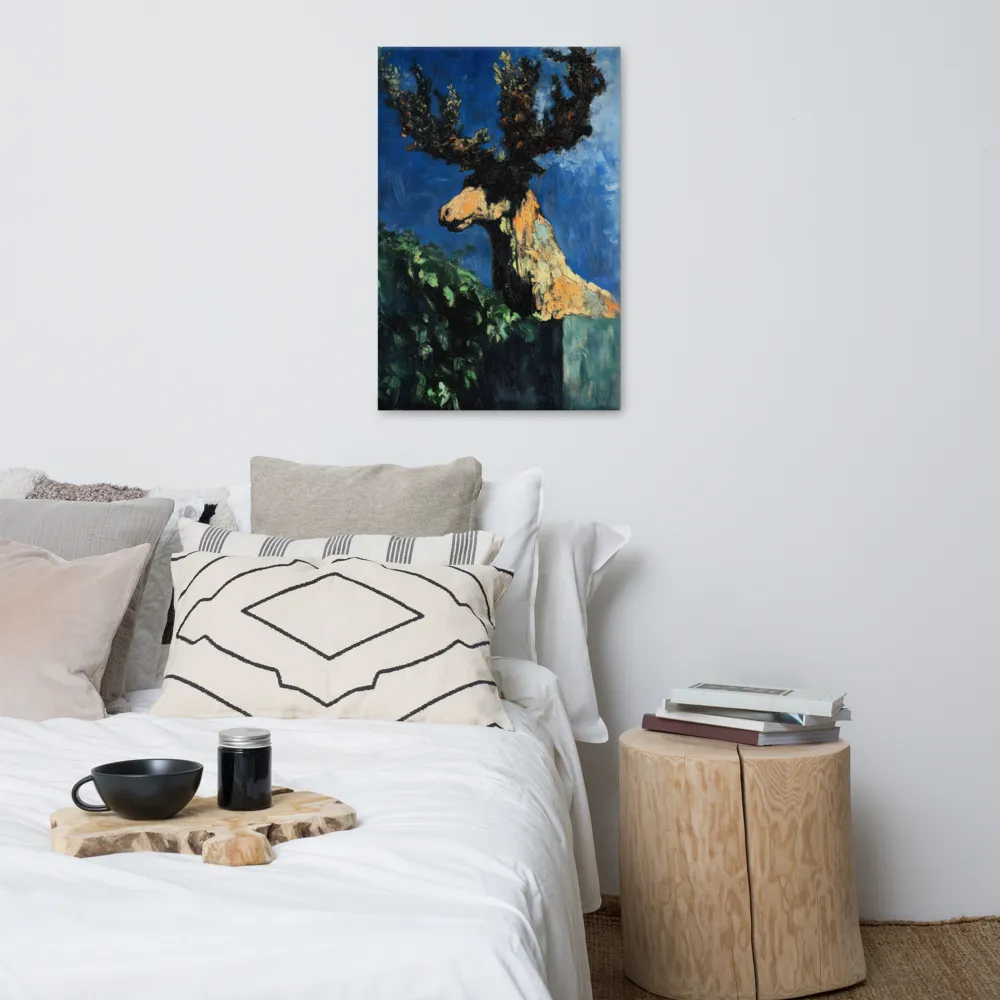 The Majestic Deer in Nature | Canvas | 24″×36″