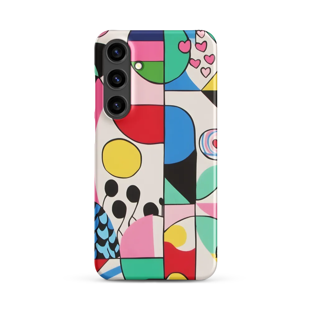 Dynamic Interplay of Shapes | Phone Case |  S24 Plus | Snap Case | Matte