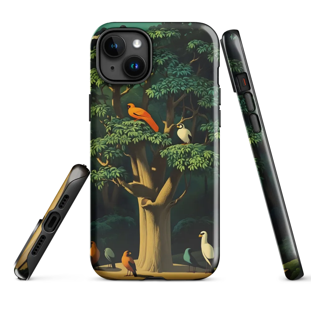 Harmony in Color: A Surreal Bird Symphony