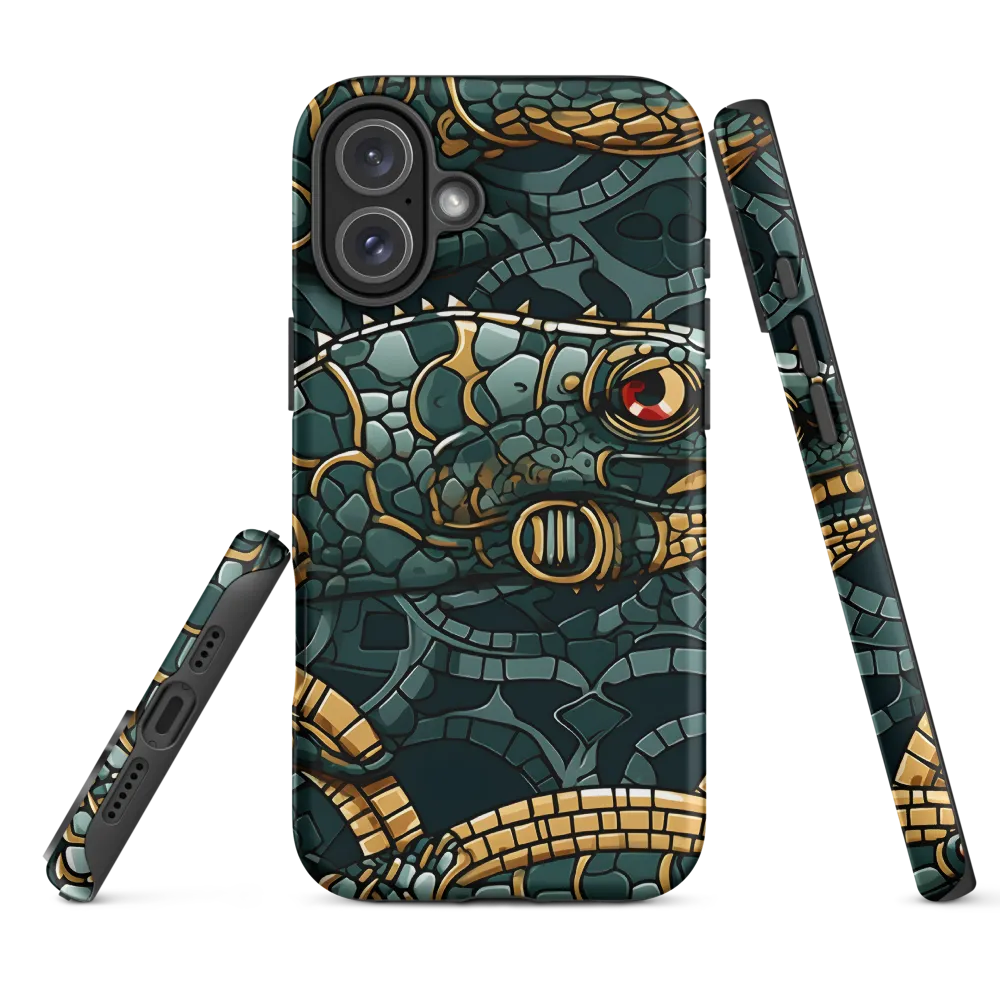 Lizards of Abstraction | Phone Case |  16 Plus | Tough Case | Matte