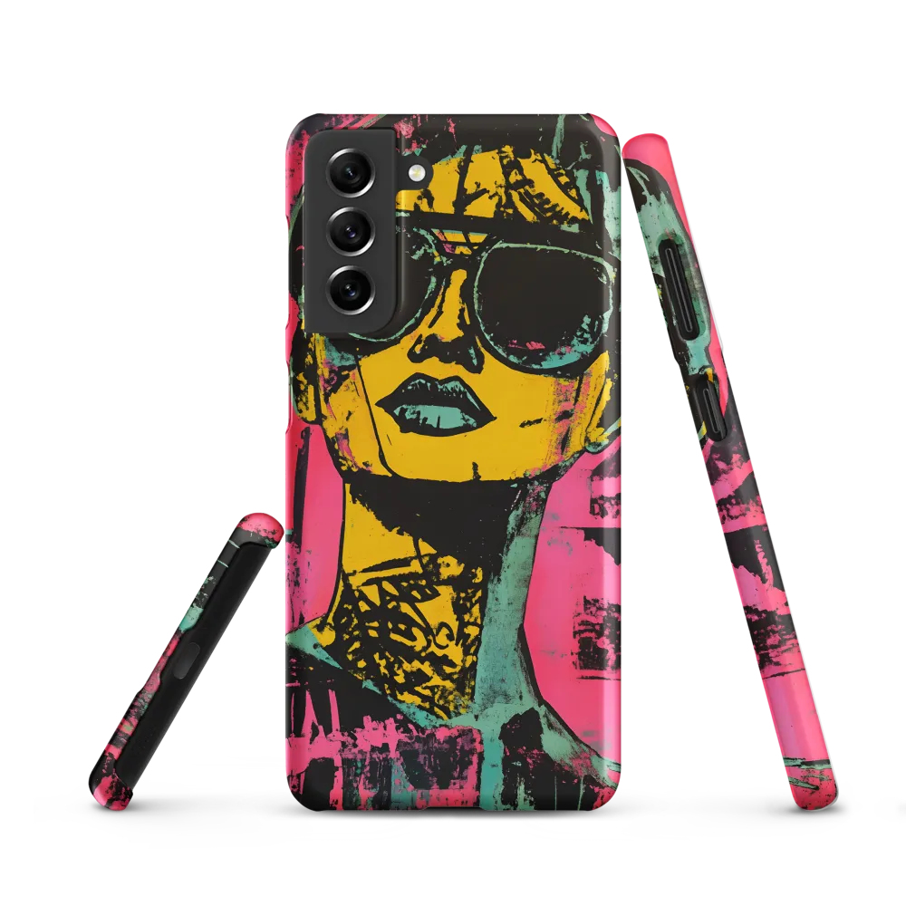 Confident Portrait in Neon Colors