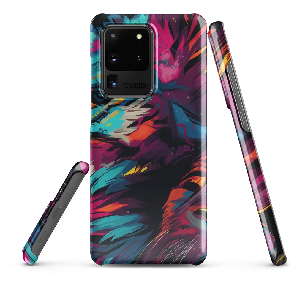 Vivid Majesty: The Modern Lion | Phone Case |  S20 Ultra | Snap Case | Glossy