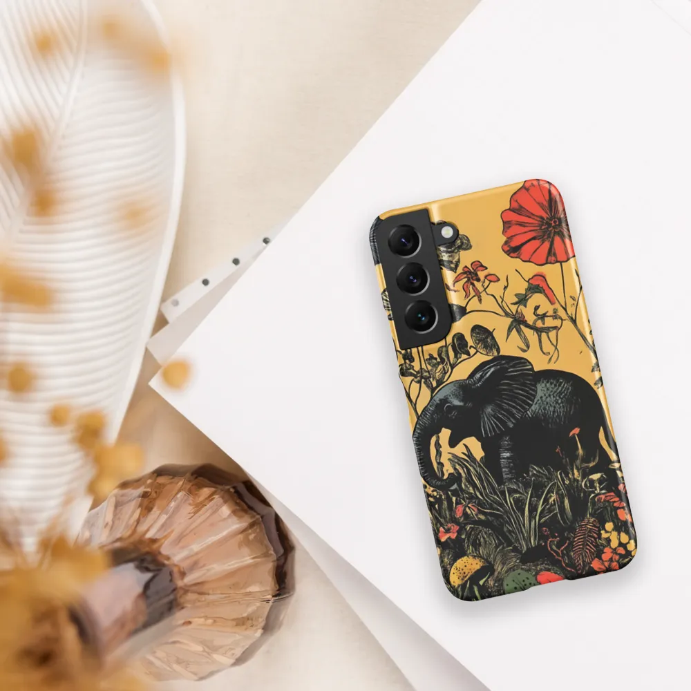 Floral Majesty: The Elephant's Sanctuary