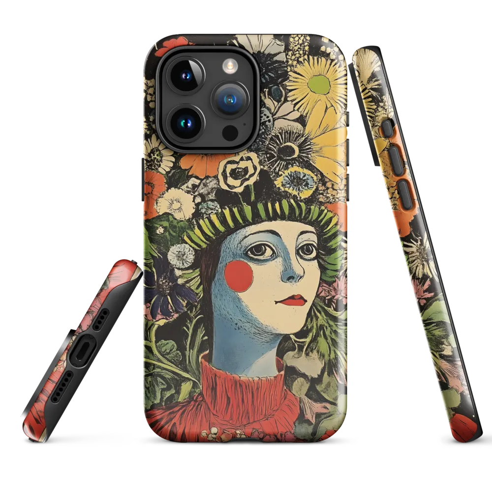Floral Whimsy: A Portrait of Nature's Embrace