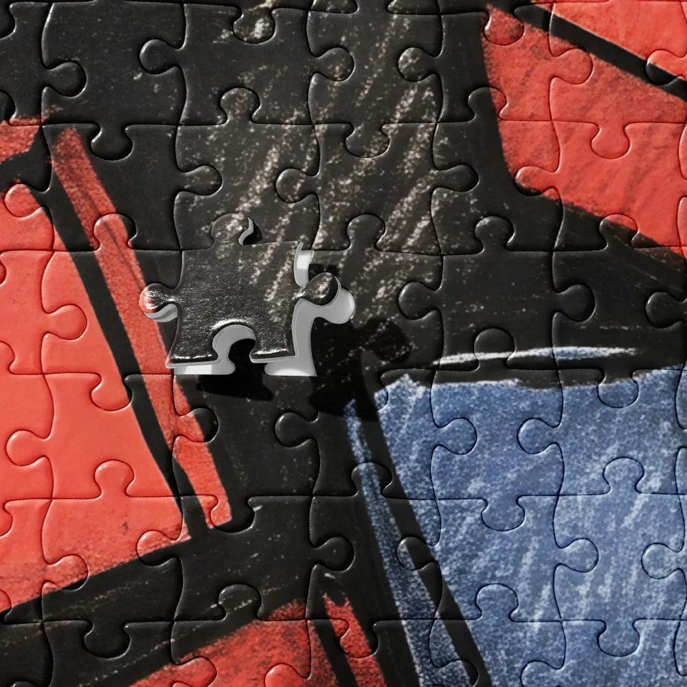 Vibrant Geometry in Motion | Jigsaw Puzzle | 252 pieces