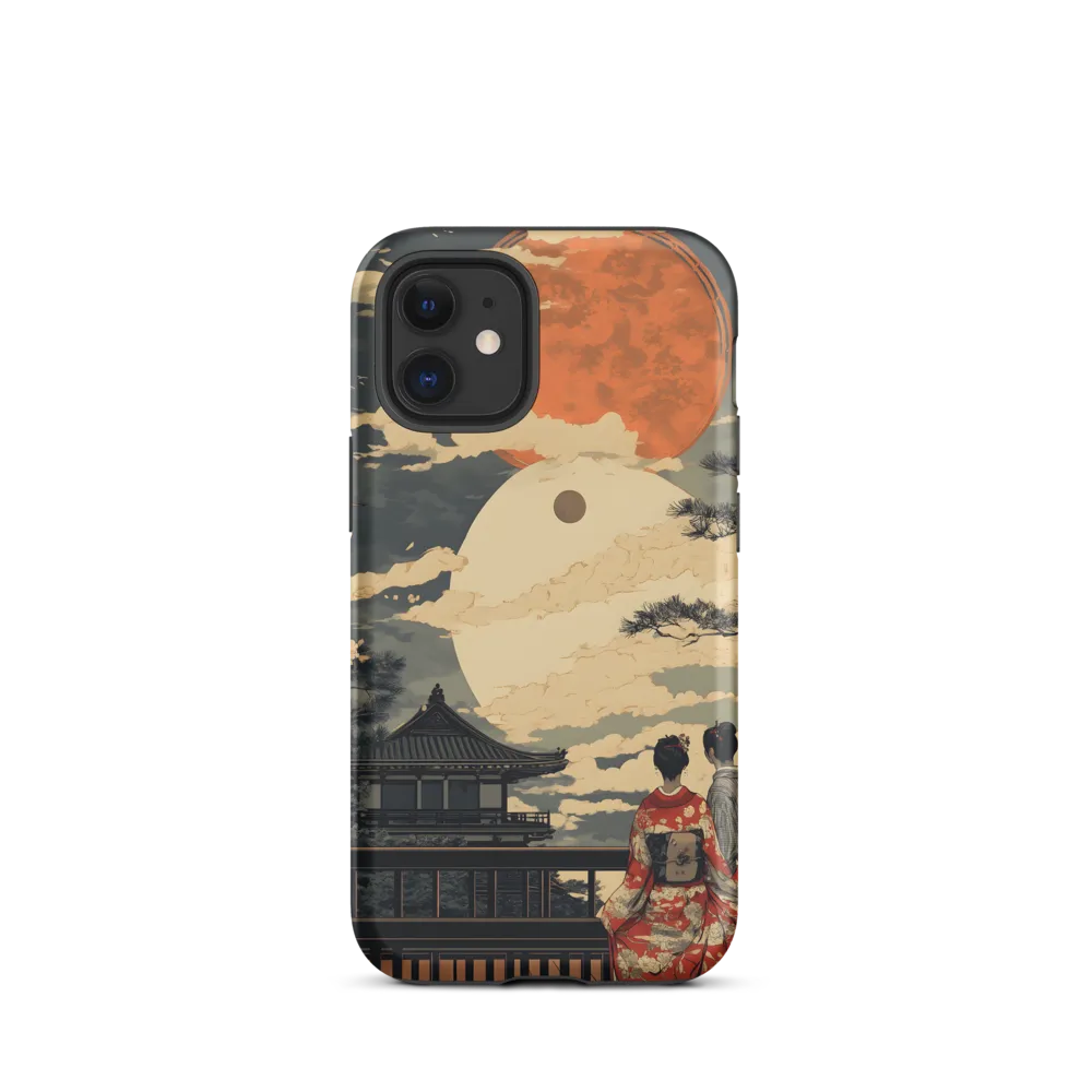 Under the Embrace of the Moon | Phone Case |  12 mini | Tough Case | Matte
