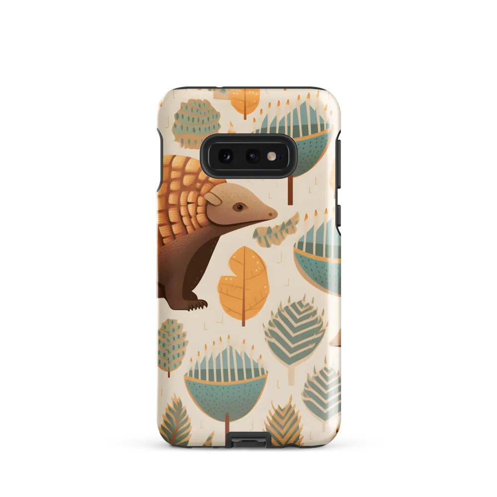 Pangolins in a Whimsical Habitat