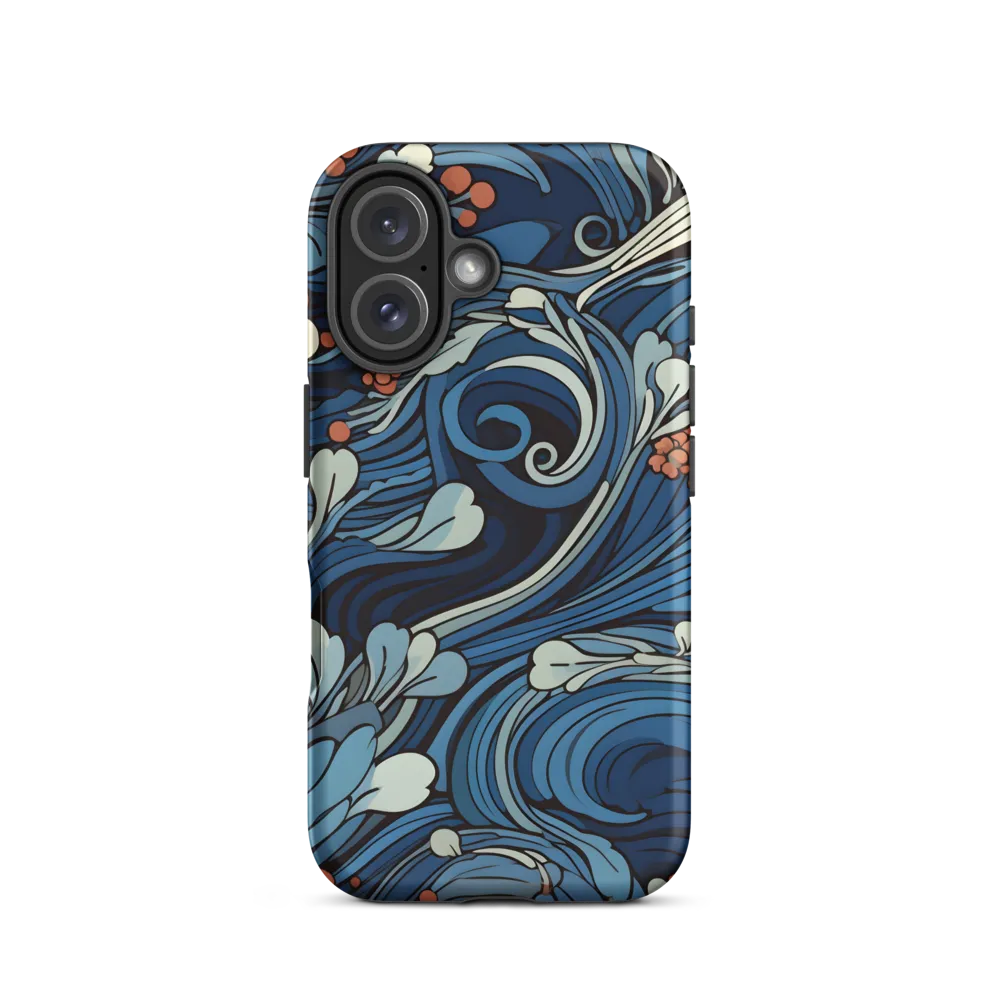 Nature's Elegance: An Oceanic Tapestry | Phone Case |  16 | Tough Case | Matte