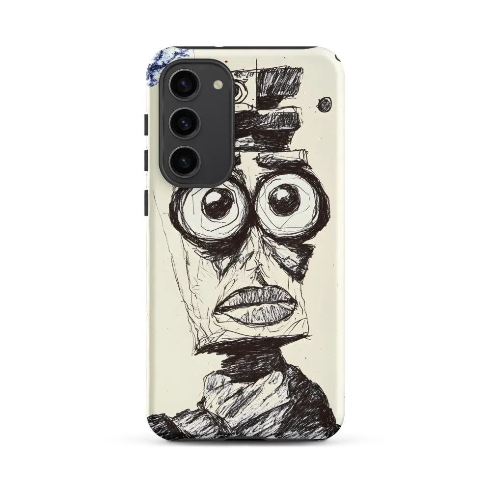 Abstract Surrealist Figure in Cubism | Phone Case |  S23 Plus | Tough Case | Matte