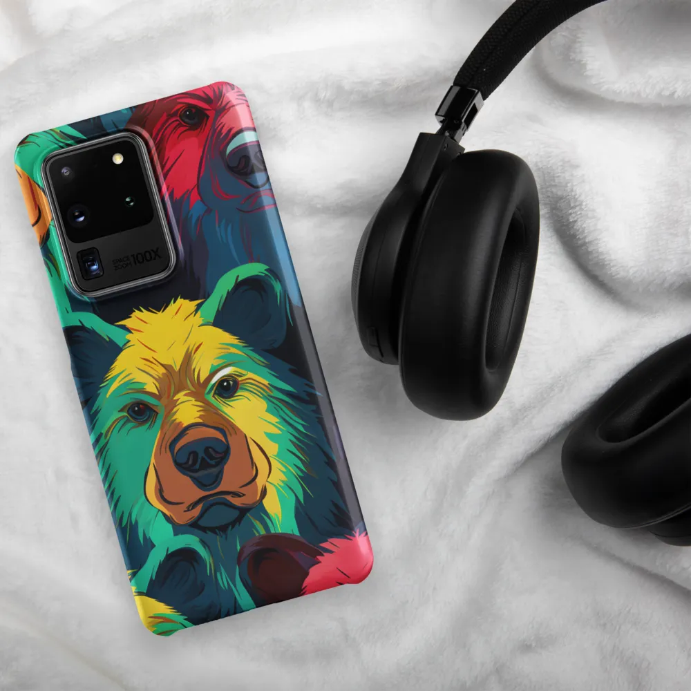 The Colorful Essence of Bears | Phone Case |  S20 Ultra | Snap Case | Matte