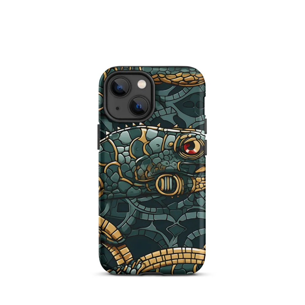Lizards of Abstraction | Phone Case |  13 mini | Tough Case | Matte