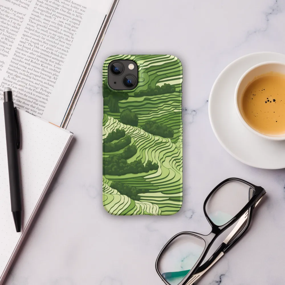 Waves of Green: An Abstract Landscape