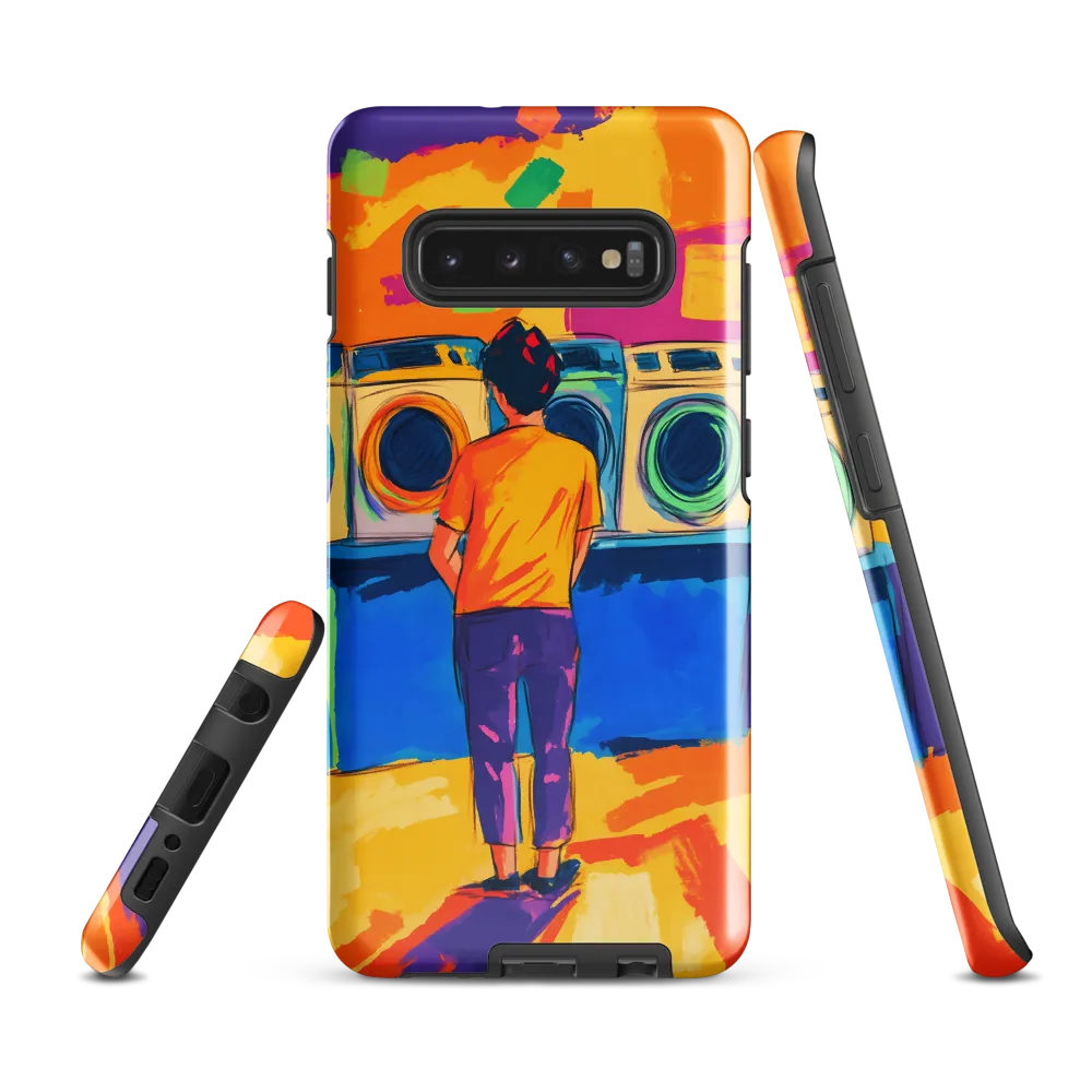 Laundry Day: A Vivid Contemplation | Phone Case |  S10 Plus | Tough Case | Glossy