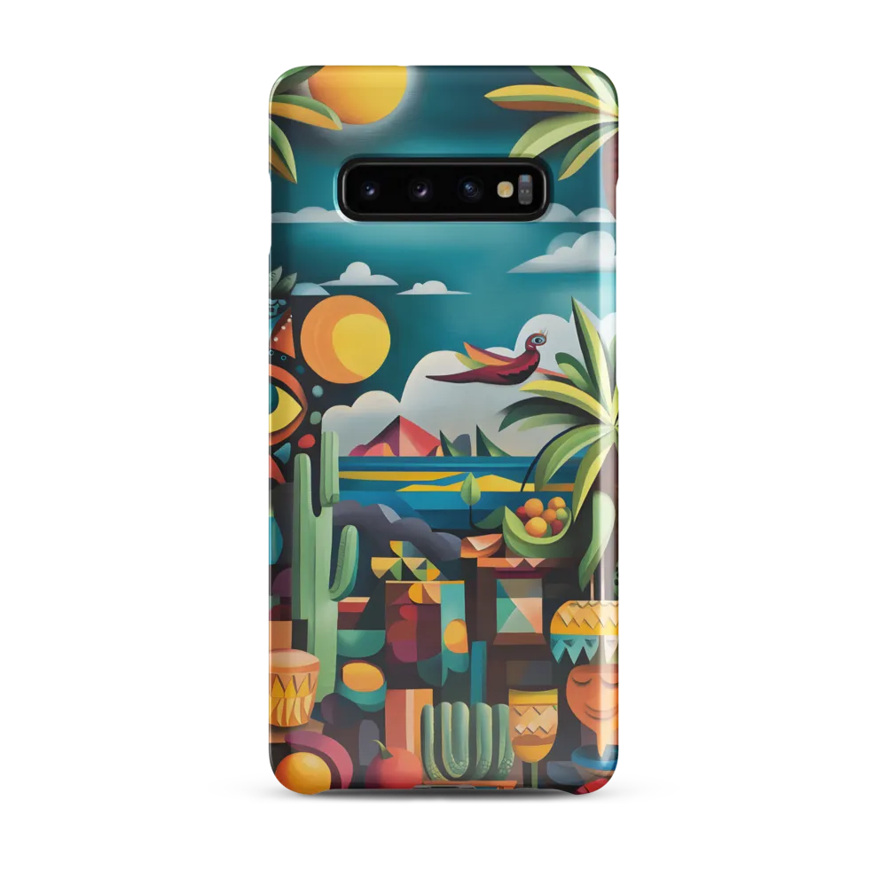 Whimsical Oasis | Phone Case |  S10 Plus | Snap Case | Glossy