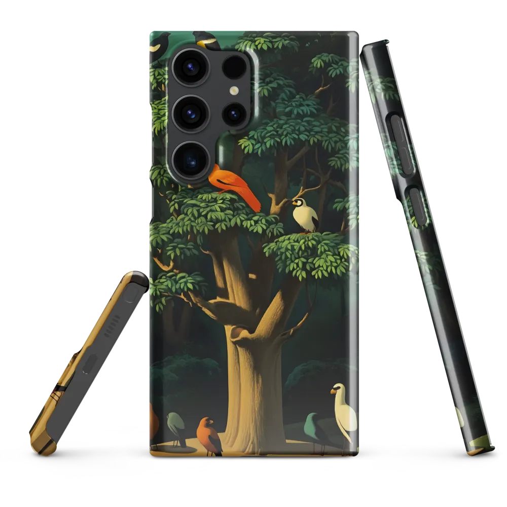 Harmony in Color: A Surreal Bird Symphony