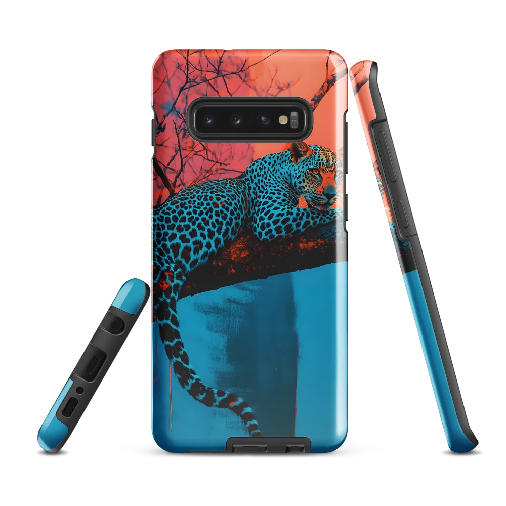 Ethereal Serenity: The Leopard's Perch | Phone Case |  S10 Plus | Tough Case | Glossy