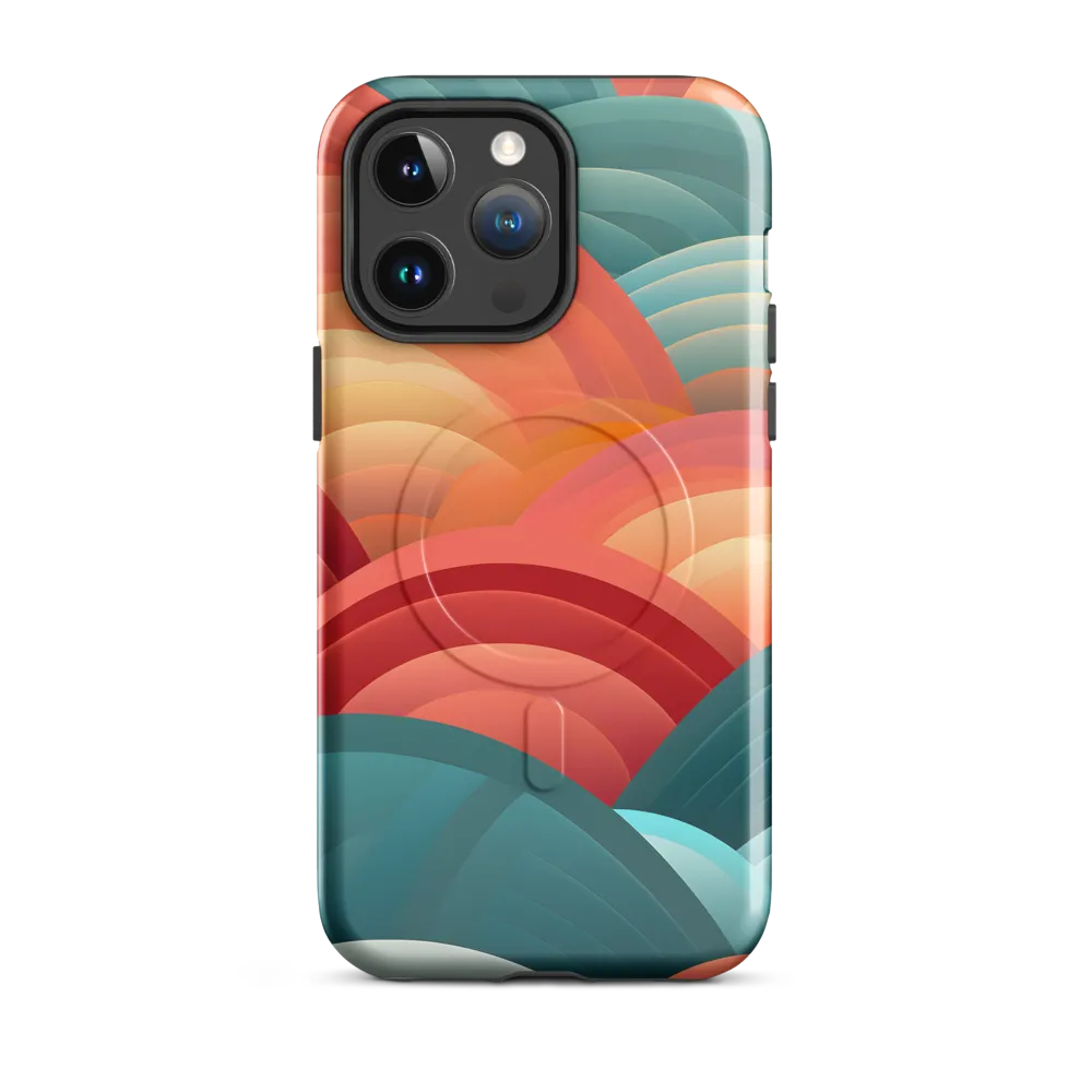 Rhythms of the Waves | Phone Case |  14 Pro Max | MagSafe® Tough Case | Glossy