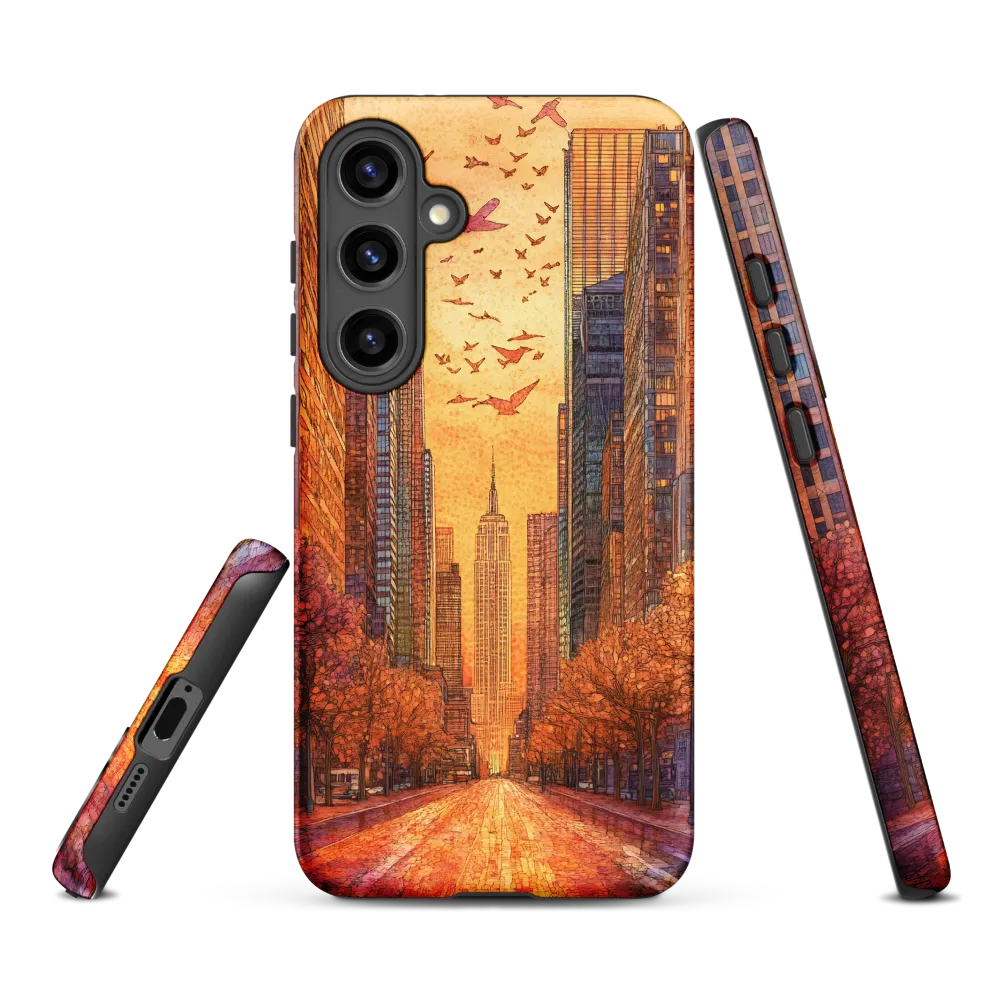 Urban Serenity at Dusk