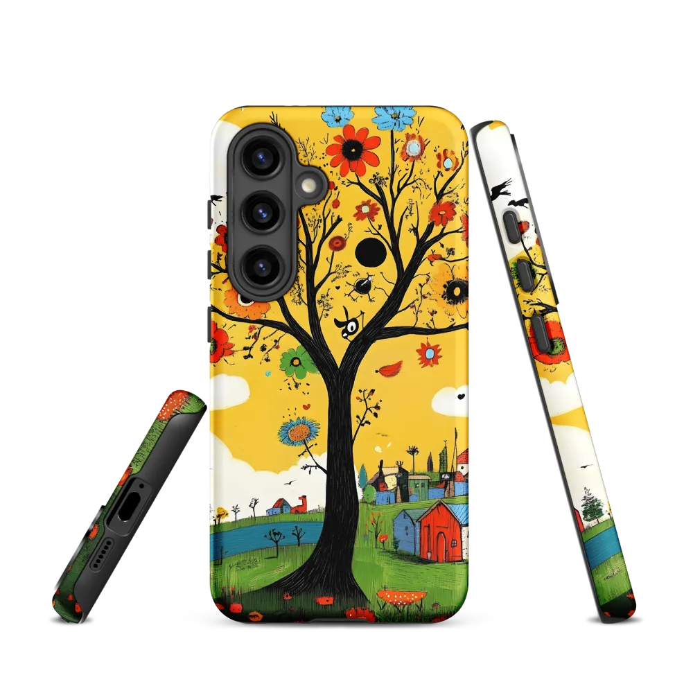 Whimsical Blooms of Life | Phone Case |  S24 | Tough Case | Matte