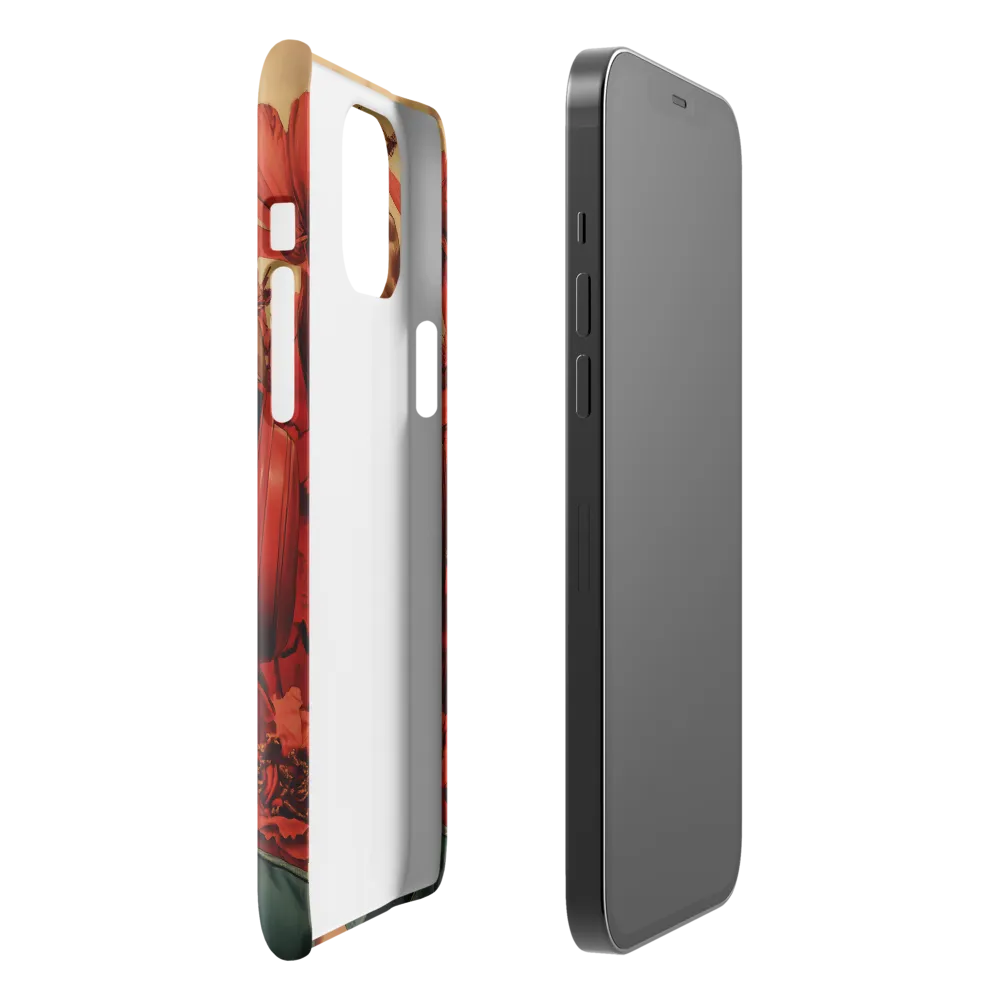 Defiant Portrait in a Floral Realm | Phone Case |  12 Pro Max | Snap Case | Glossy