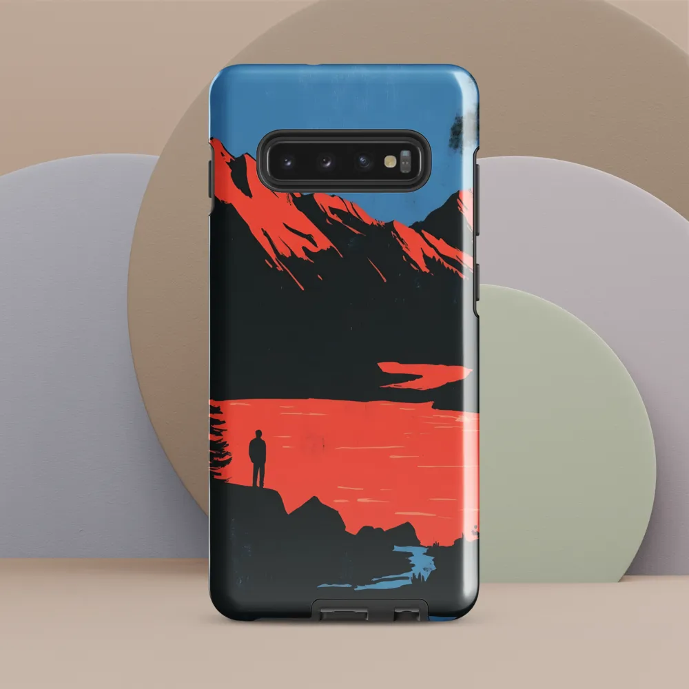 Serenity in Contrast | Phone Case |  S10 Plus | Tough Case | Glossy