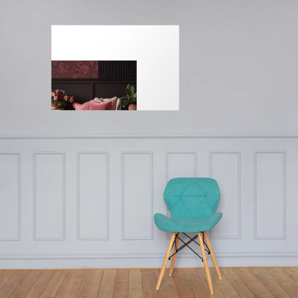 Elegance in Contrast: A Modern Interior Design | Poster | 24″×36″