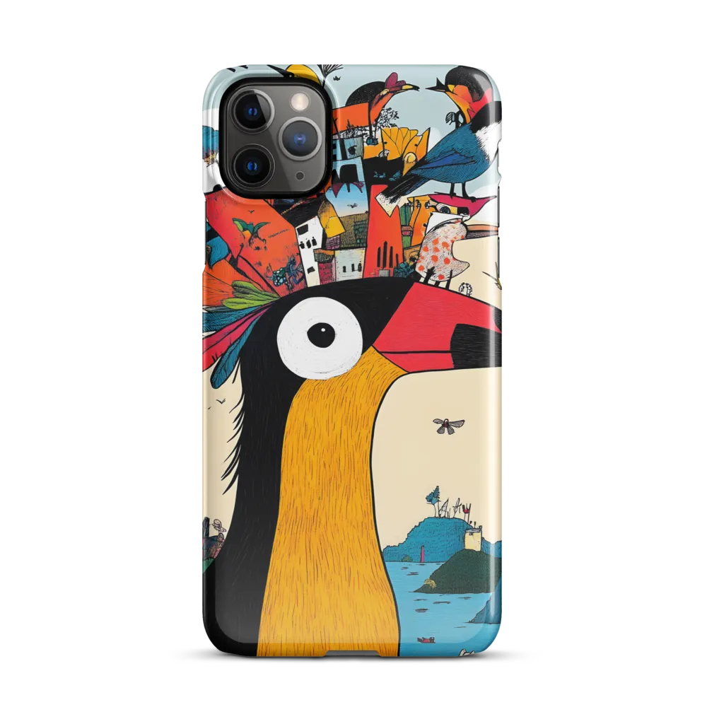 The Whimsical Birdscape | Phone Case |  11 Pro Max | Snap Case | Glossy