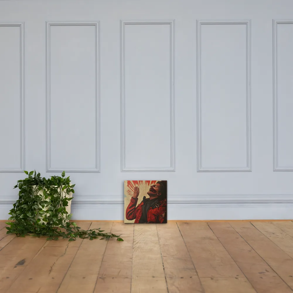 Defiant Echoes of Ruin | Canvas | 12″×12″