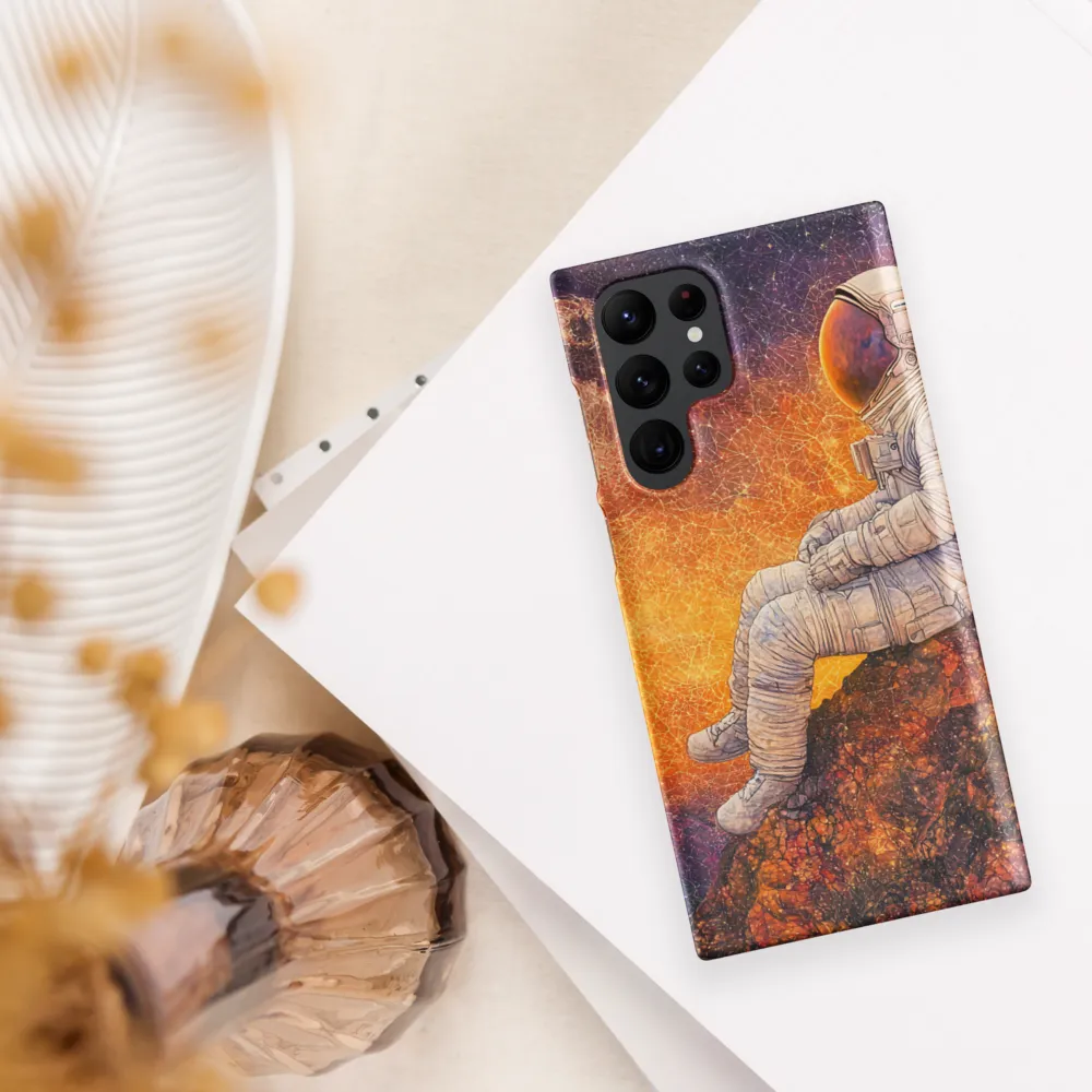 Cosmic Contemplation | Phone Case |  S22 Ultra | Snap Case | Matte