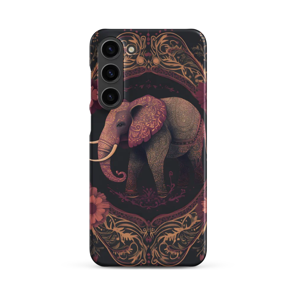 Regal Reverie: The Ornate Elephant | Phone Case |  S23 Plus | Snap Case | Matte