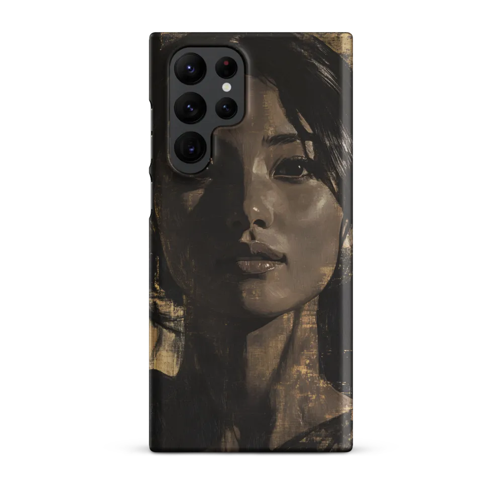 Golden Gaze: A Contemporary Portrait