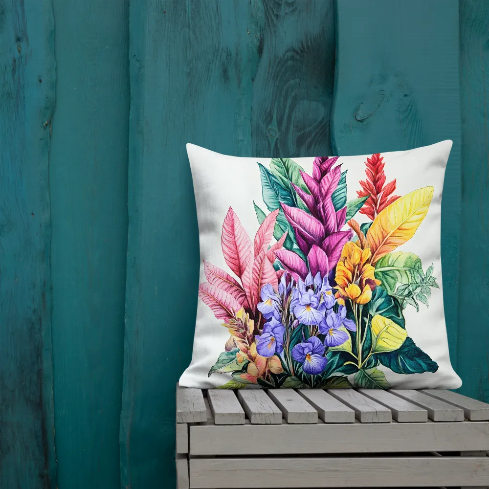 Tropical Symphony | Pillow & Pillow Case | Multiple Sizes