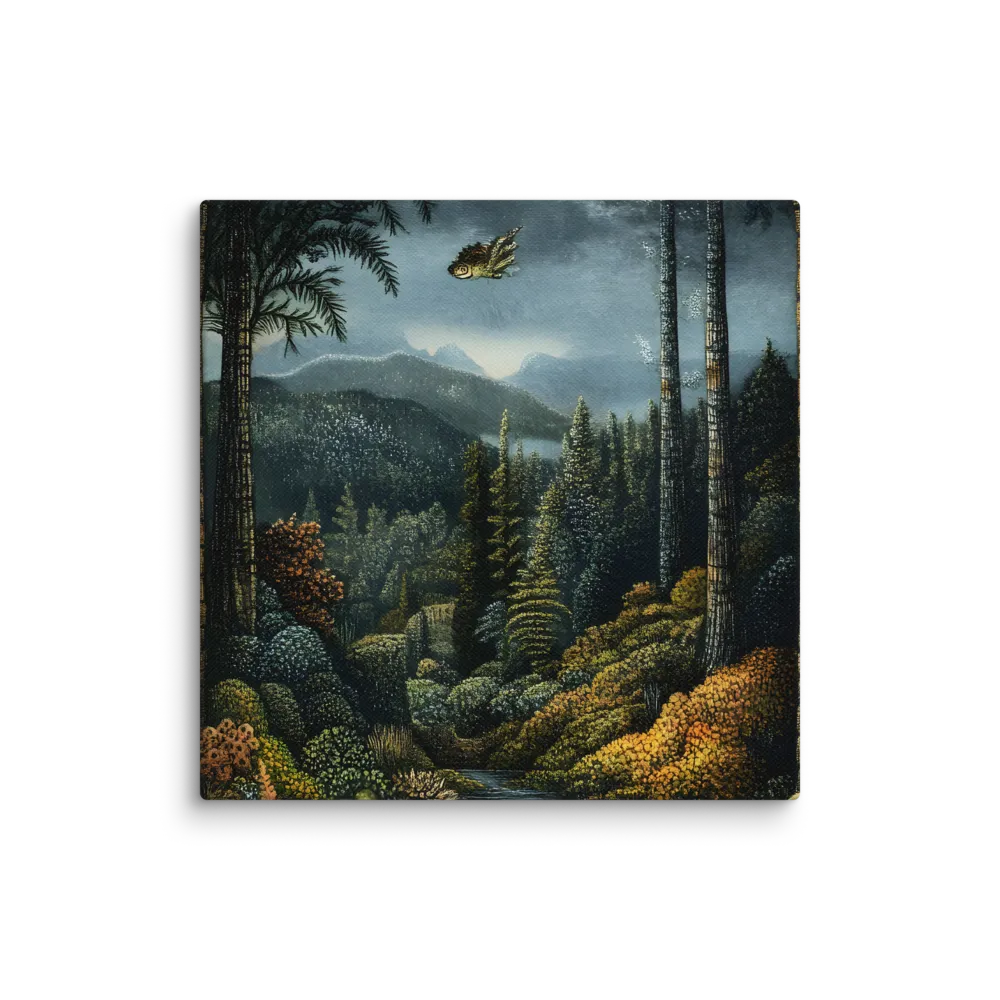 Whispers of the Enchanted Forest | Canvas | 10″×10″