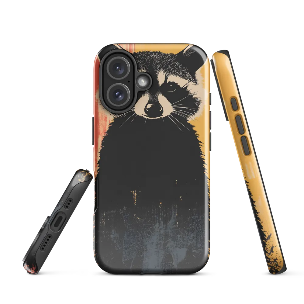 Whimsical Raccoon Portrait