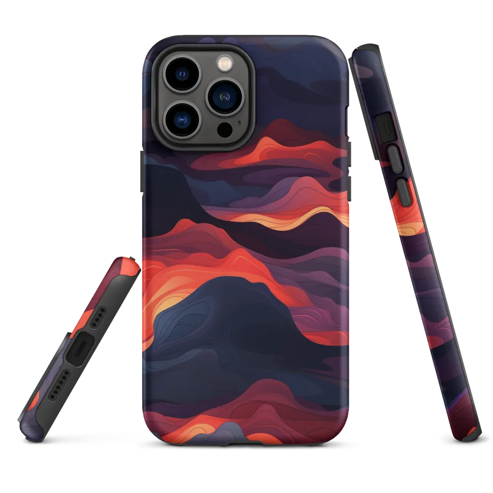 Ethereal Waves of Color | Phone Case |  13 Pro Max | Tough Case | Matte