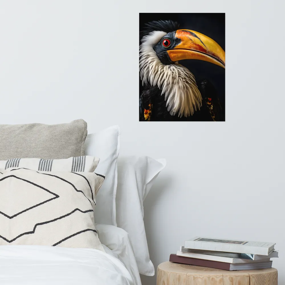 Majestic Hornbill Portrait | Poster | 16″×20″