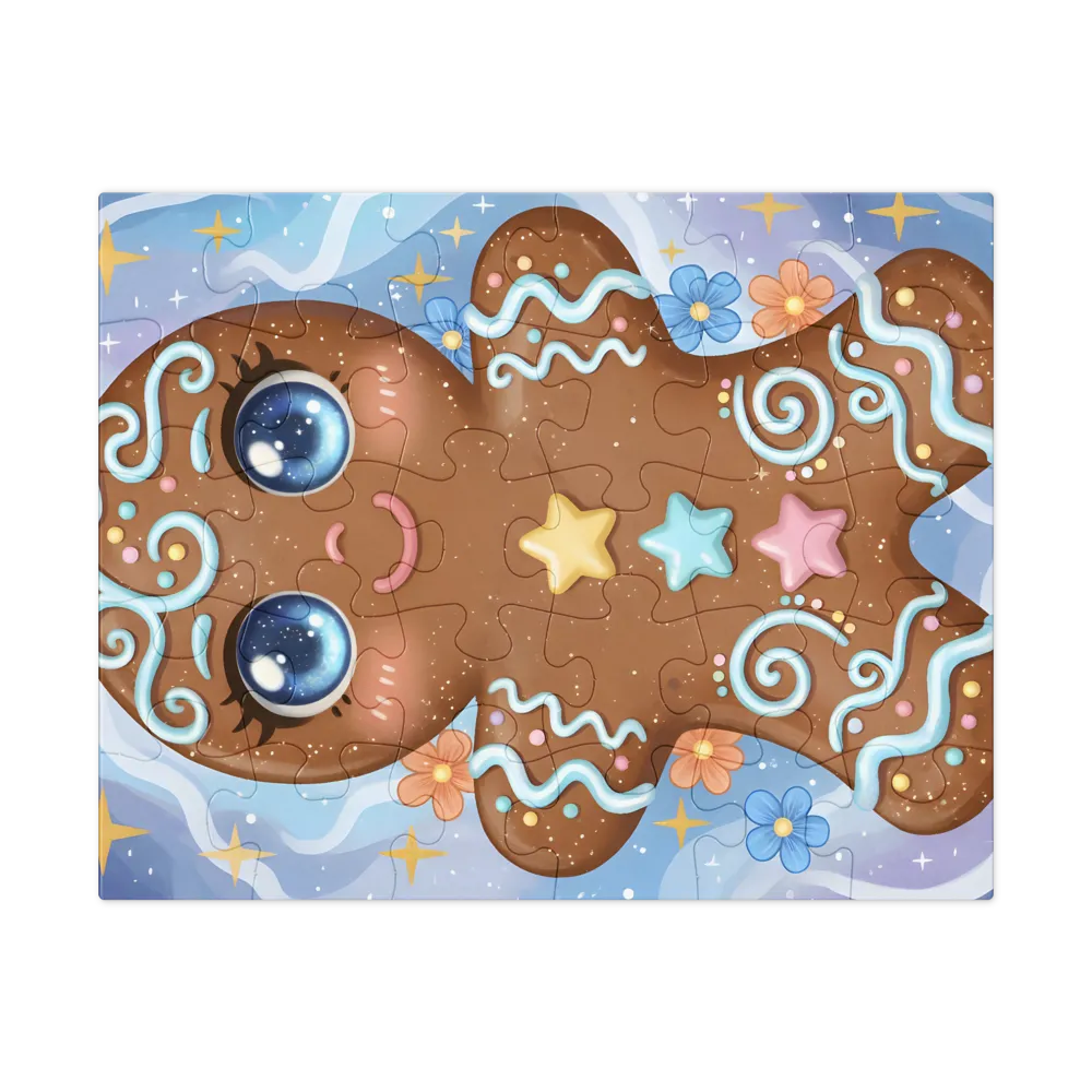 Cosmic Gingerbread 
 Jigsaw Puzzle in Tin Box